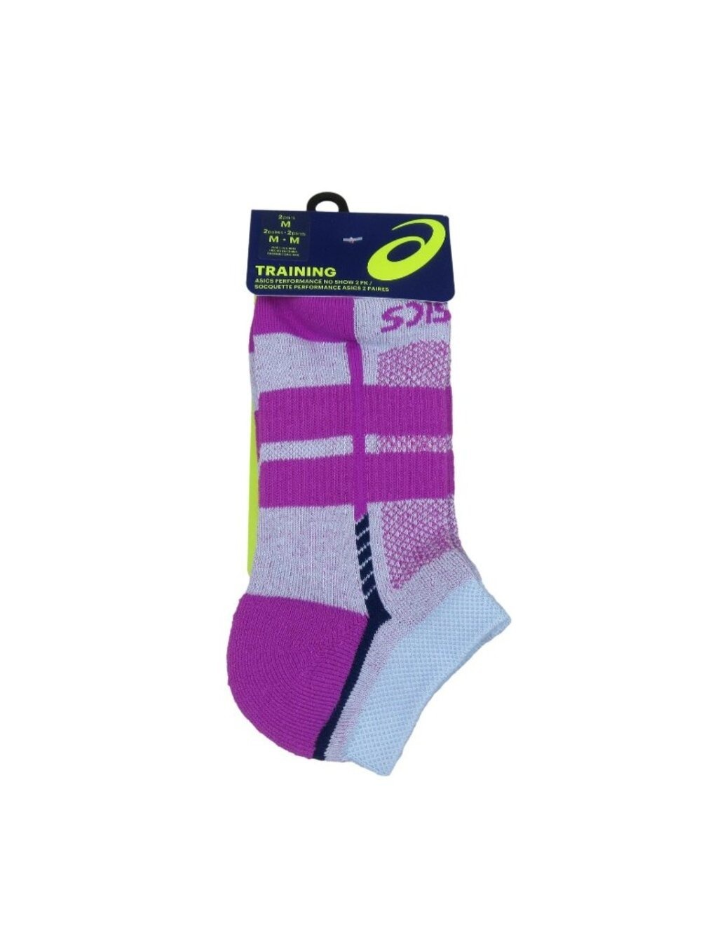 Asics Performance Speed No Show Women’s Socks Size Medium (2 Pairs) NEW